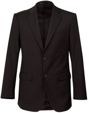 Men's Two Buttons Jacket in Wool Stretch