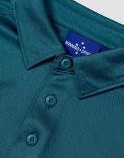 Men's Sustainable Jacquard Knit S/S Polo