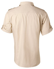 Men's Short Sleeve Military Shirt