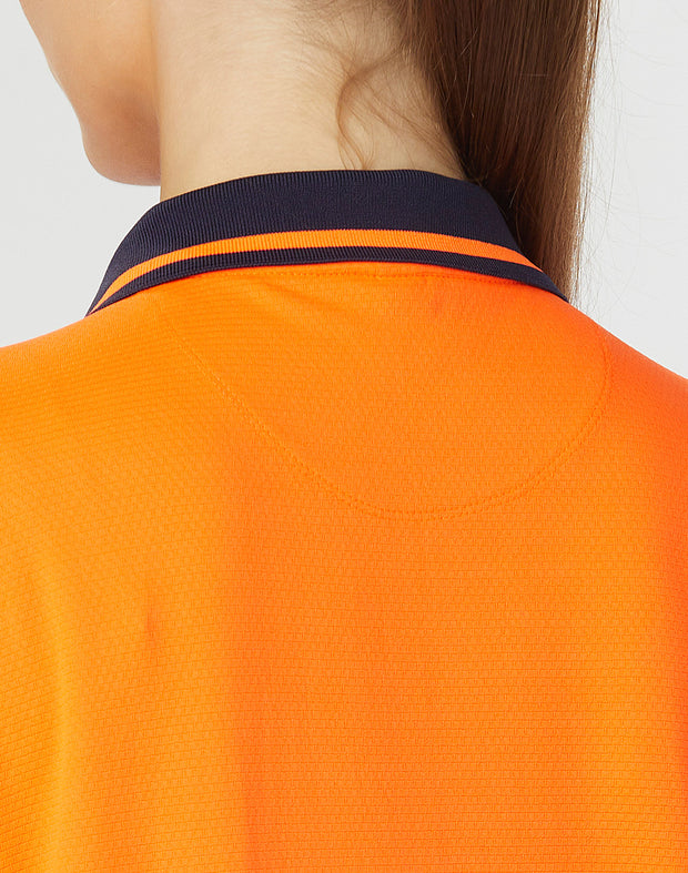 Unisex Hi-Vis Bamboo Charcoal S/S Polo