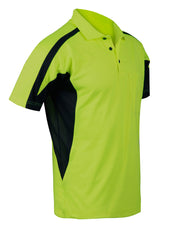 mens truedry S/S safety polo
