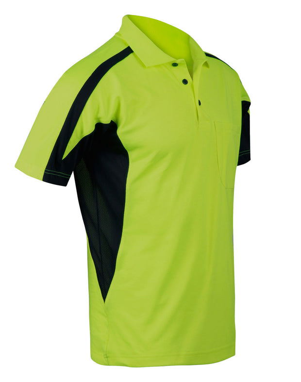 mens truedry S/S safety polo