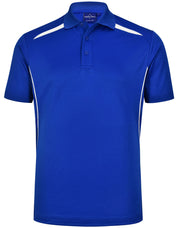 Men's Sustainable Poly/Cotton Contrast S/S Polo