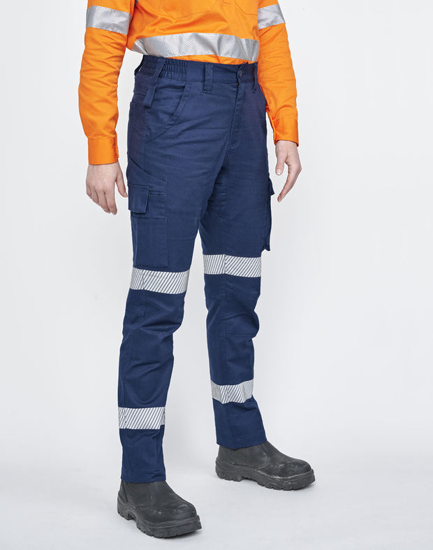Unisex Cotton Stretch Ripstop Segmented Work Pants