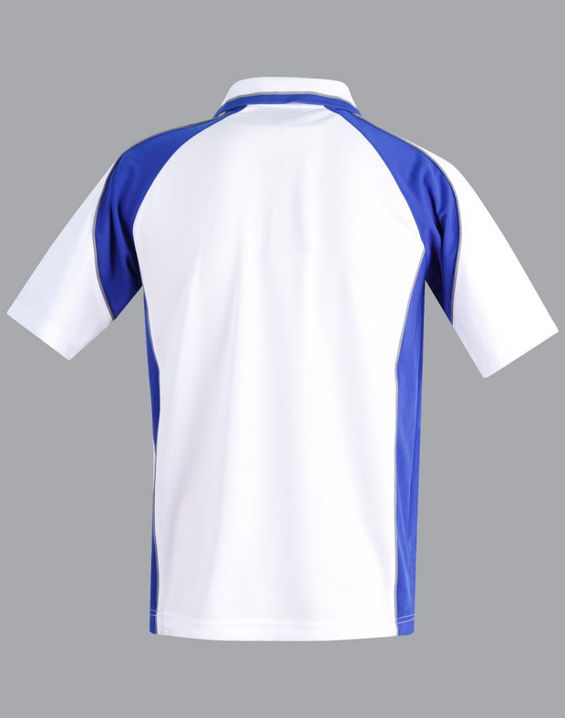 mens mini waffle coold polo