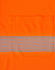 Unisex Cooldry Segmented Safety S/S Polo