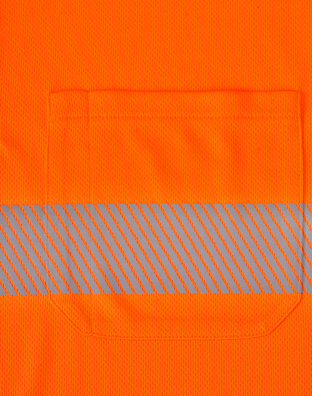 Unisex Cooldry Segmented Safety S/S Polo