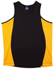 Kid's truedry contrast mesh singlet