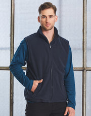 Unisex Polar Fleece Vest.