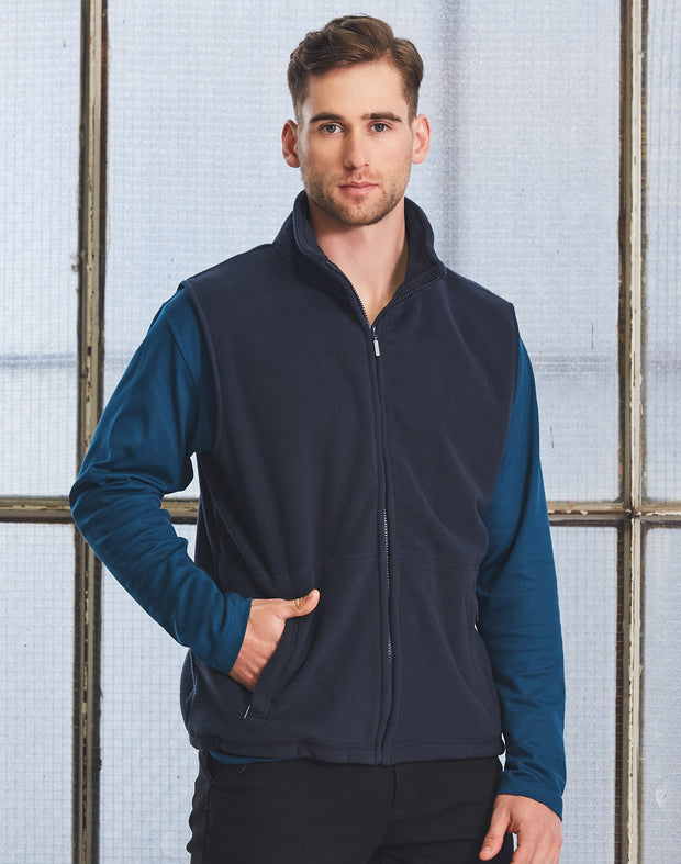 Unisex Polar Fleece Vest.