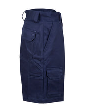 mens hvy cotton pre-shr drill short