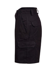 mens hvy cotton pre-shr drill short