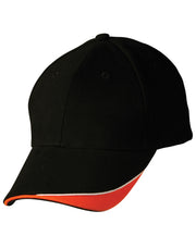 The edge, two tone heavy brushed sandwich peak