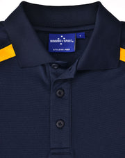 Men's Sustainable Poly/Cotton Contrast S/S Polo