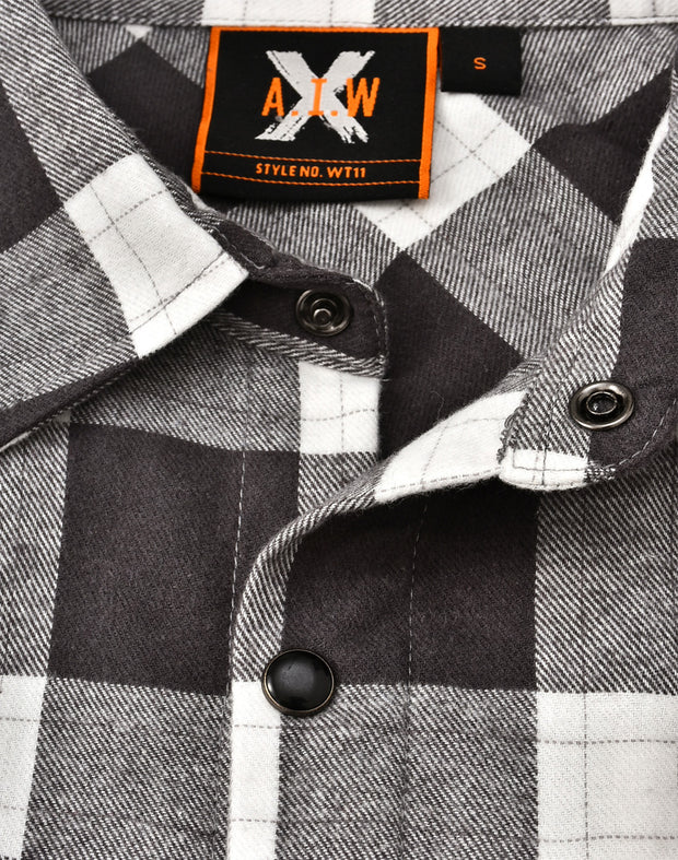Unisex Flannel Plaid Shirt