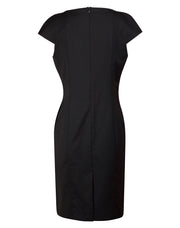 Ladies' Wool Blend Stretch Cap Sleeve Dress