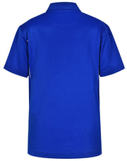 Kids' Sustainable Poly/Cotton Contrast S/S Polo
