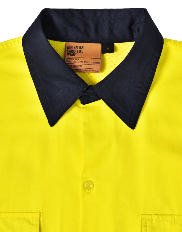 Hi-Vis Cool-Breeze Safety L/S Shirt (Generic Tape)