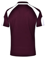 Men's Cooldry Contrast Polo With Sleeve Panel
