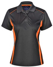 Ladies' Cooldry S/S Contrast Interlock Polo