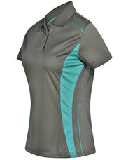 Ladies' Cooldry S/S Contrast Interlock Polo