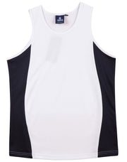 Kid's truedry contrast mesh singlet