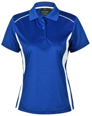 Ladies' Cooldry S/S Contrast Interlock Polo