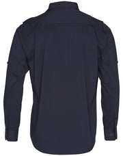 Men's Long Sleeve Military Shirt