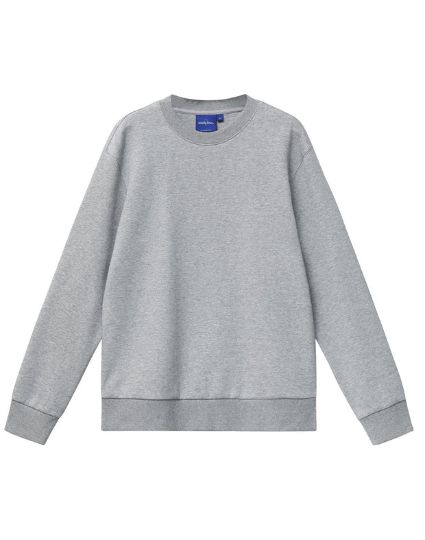 Unisex Airlayered CVC Crew Neck Sweater