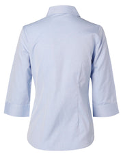 Women's Fine Chambray 3/4 Sleeve Shirt