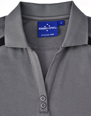 Ladies' Sustainable Poly/Cotton Contrast S/S Polo