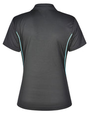 Ladies' Cooldry S/S Contrast Interlock Polo