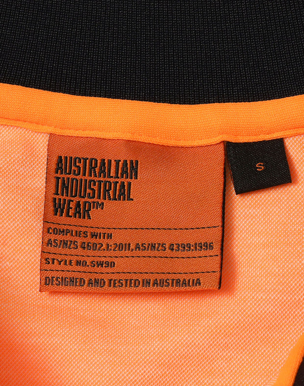 Hi-Vis Sustainable Cool-Breeze Truedry Safety L/S Polo