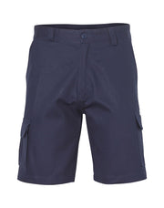 mens hvy cotton pre-shr drill short