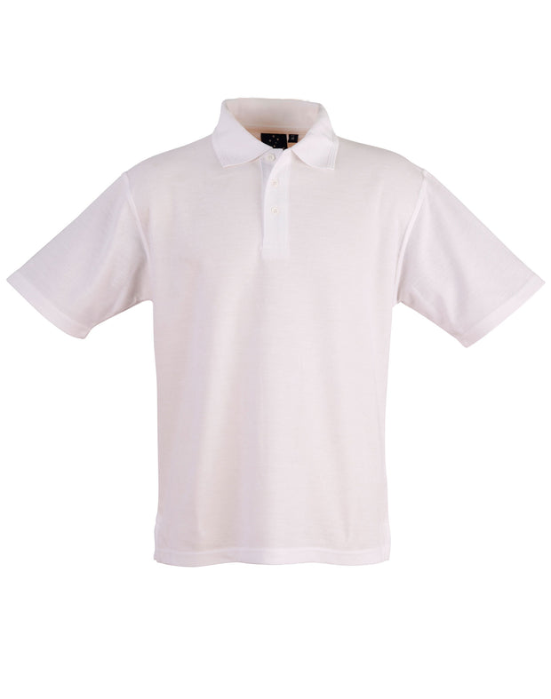 Unisex poly/cotton pique S/L