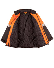 Hi-Vis Two Tone Rain Proof Quilted Safety Jacket With 3M Tapes