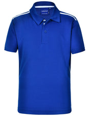 Kids' Ultra Dry Short Sleeve Contrast Polo