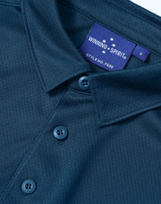 Men's Sustainable Jacquard Knit S/S Polo