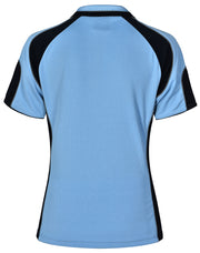 Ladies' Cooldry Contrast Polo With Sleeve Panel