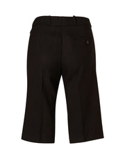 Women's Knee Length Flexi Waist Shorts in Poly/Viscose Stretch