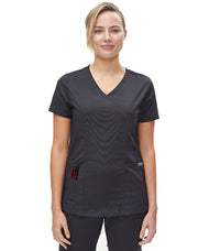 Ladies' Solid Colour S/S Scrub Top