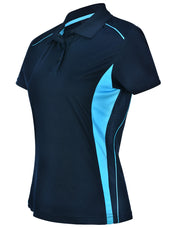 Ladies' Cooldry S/S Contrast Interlock Polo
