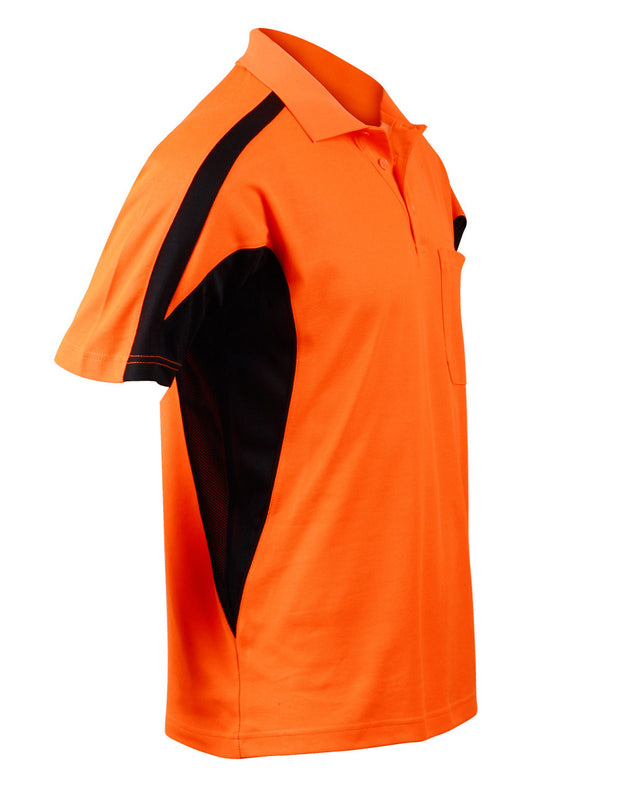 mens truedry S/S safety polo