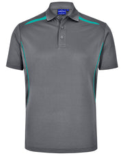 Men's Sustainable Poly/Cotton Contrast S/S Polo