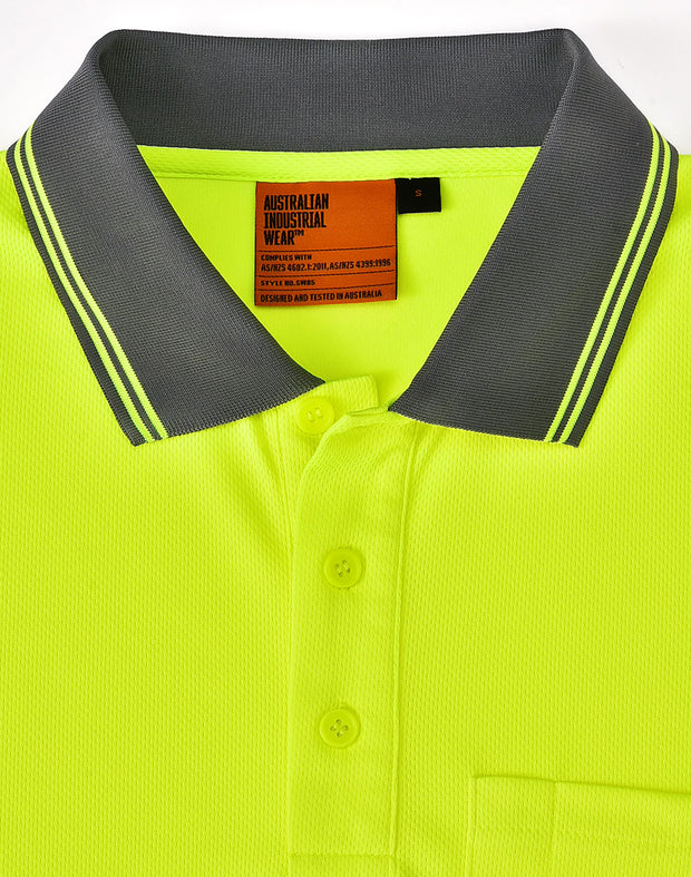 Unisex Cooldry Segmented Safety S/S Polo