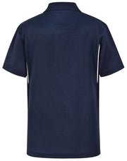 Kids' Sustainable Poly/Cotton Contrast S/S Polo