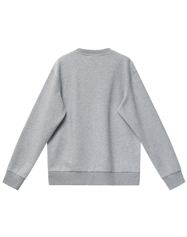 Unisex Airlayered CVC Crew Neck Sweater