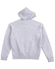 Ladies' full-zip fleecy hoodie