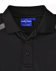 Men's Sustainable Poly/Cotton Contrast S/S Polo