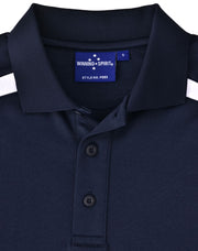 Men's Sustainable Poly/Cotton Contrast S/S Polo